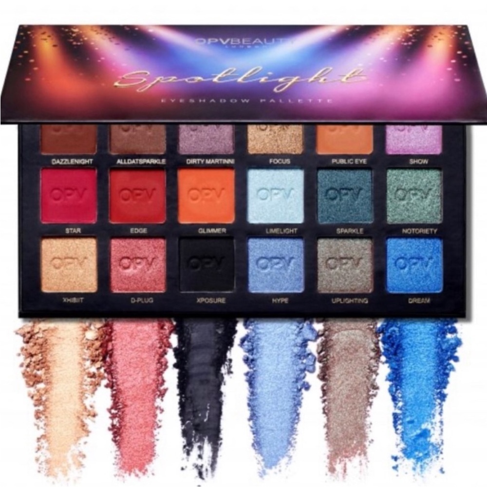 OPV Beauty London Spotlight Eyeshadow Palette FULL Size NEW